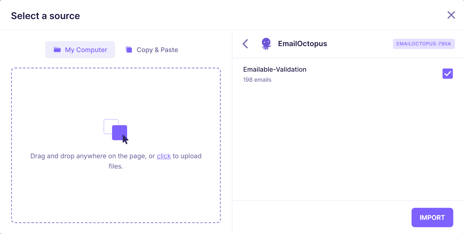 3. EmailOctopus lists on emailable.png