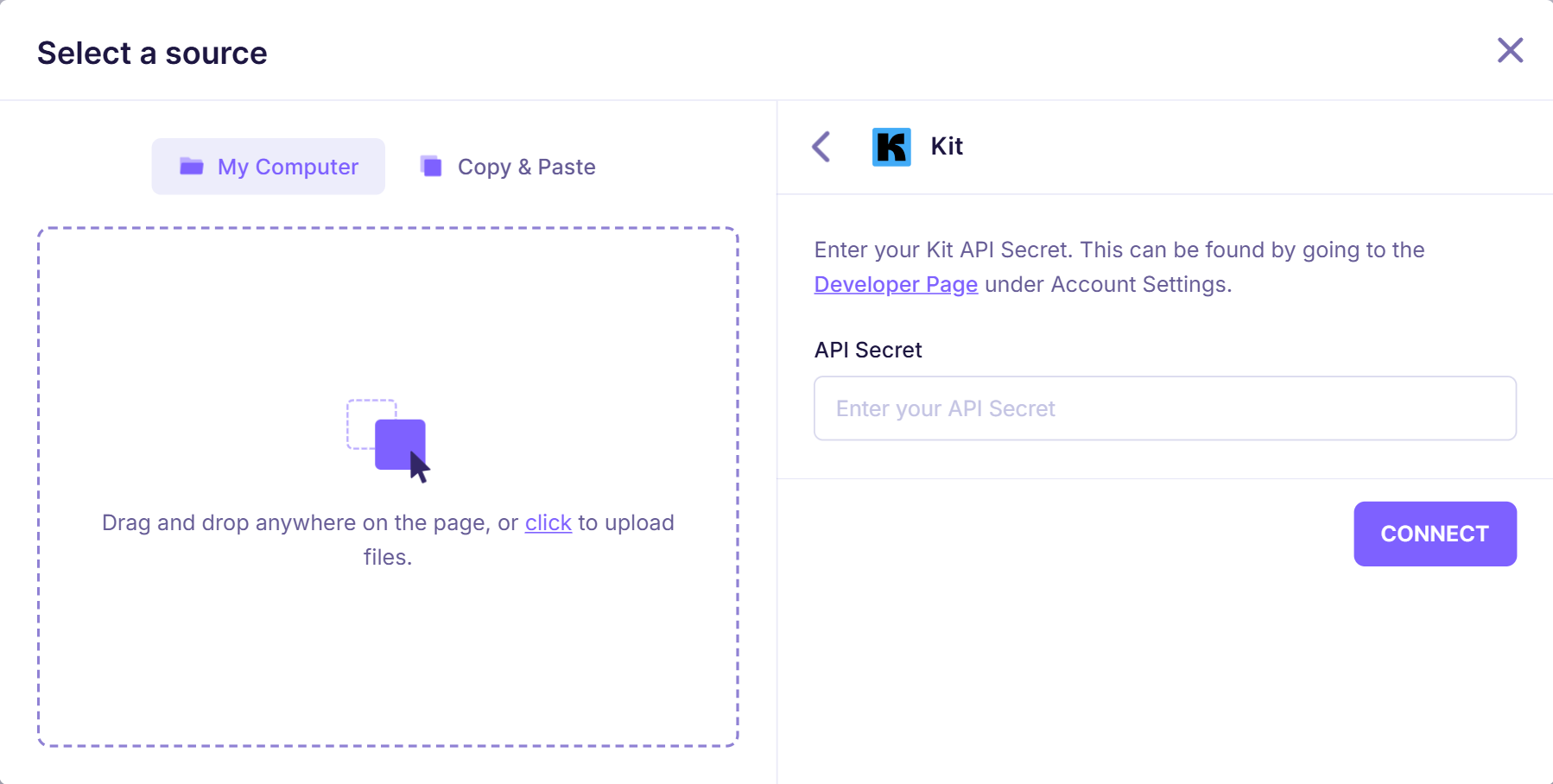 2. KIT API secret key.png