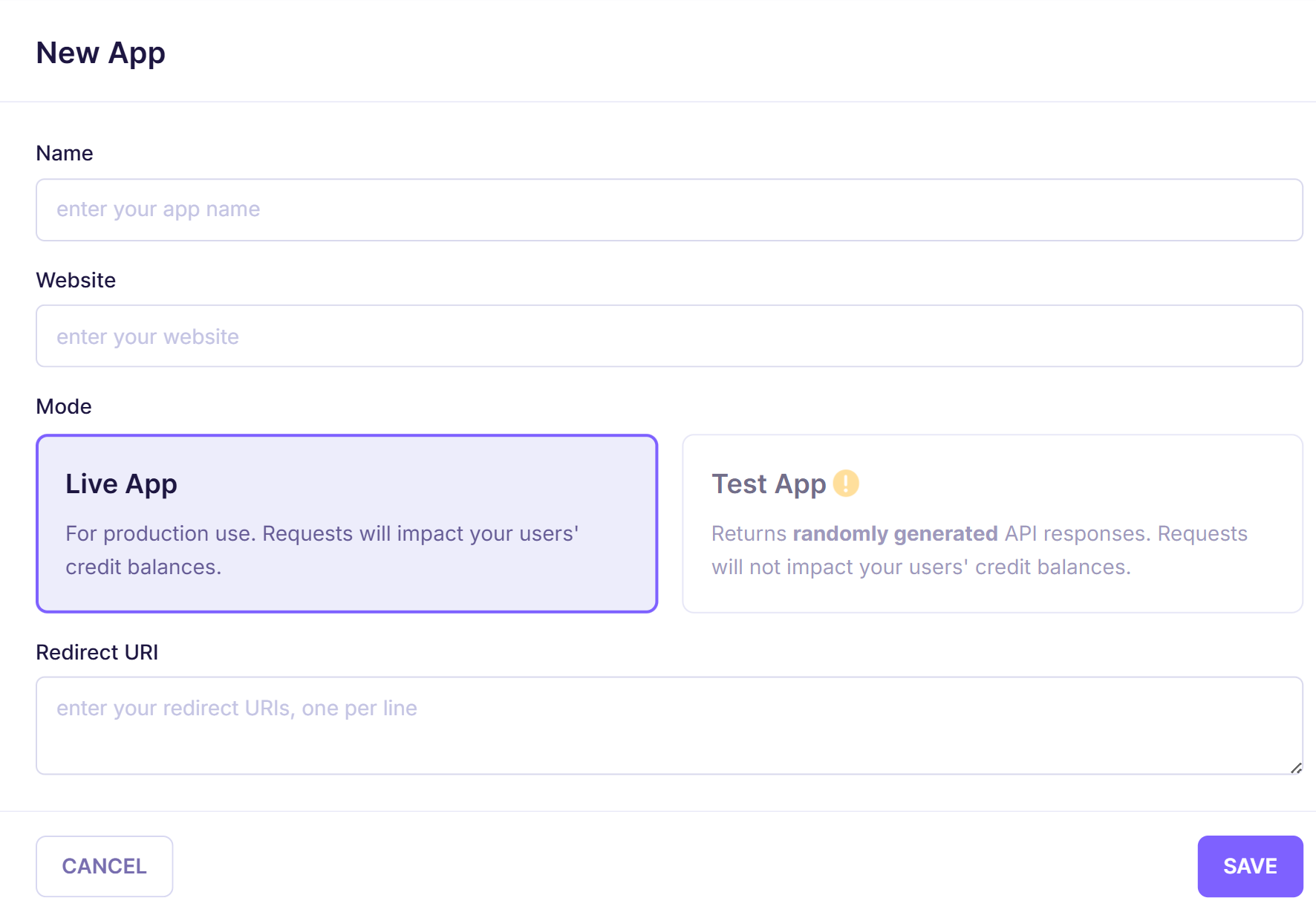 4b. Profile section - Developer -  Add App URL - Emailable.png
