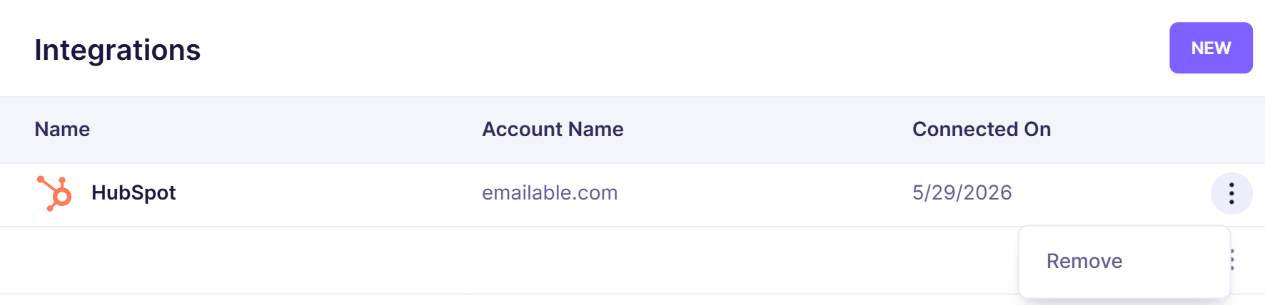Hubspot integration removal from emailable.png