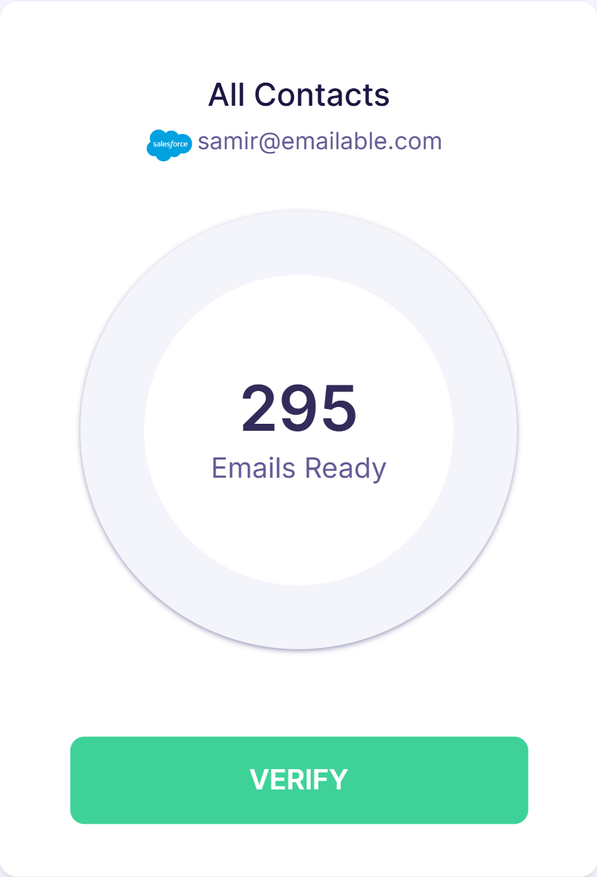 3. Salesforce integration with Emailable - verify button.png