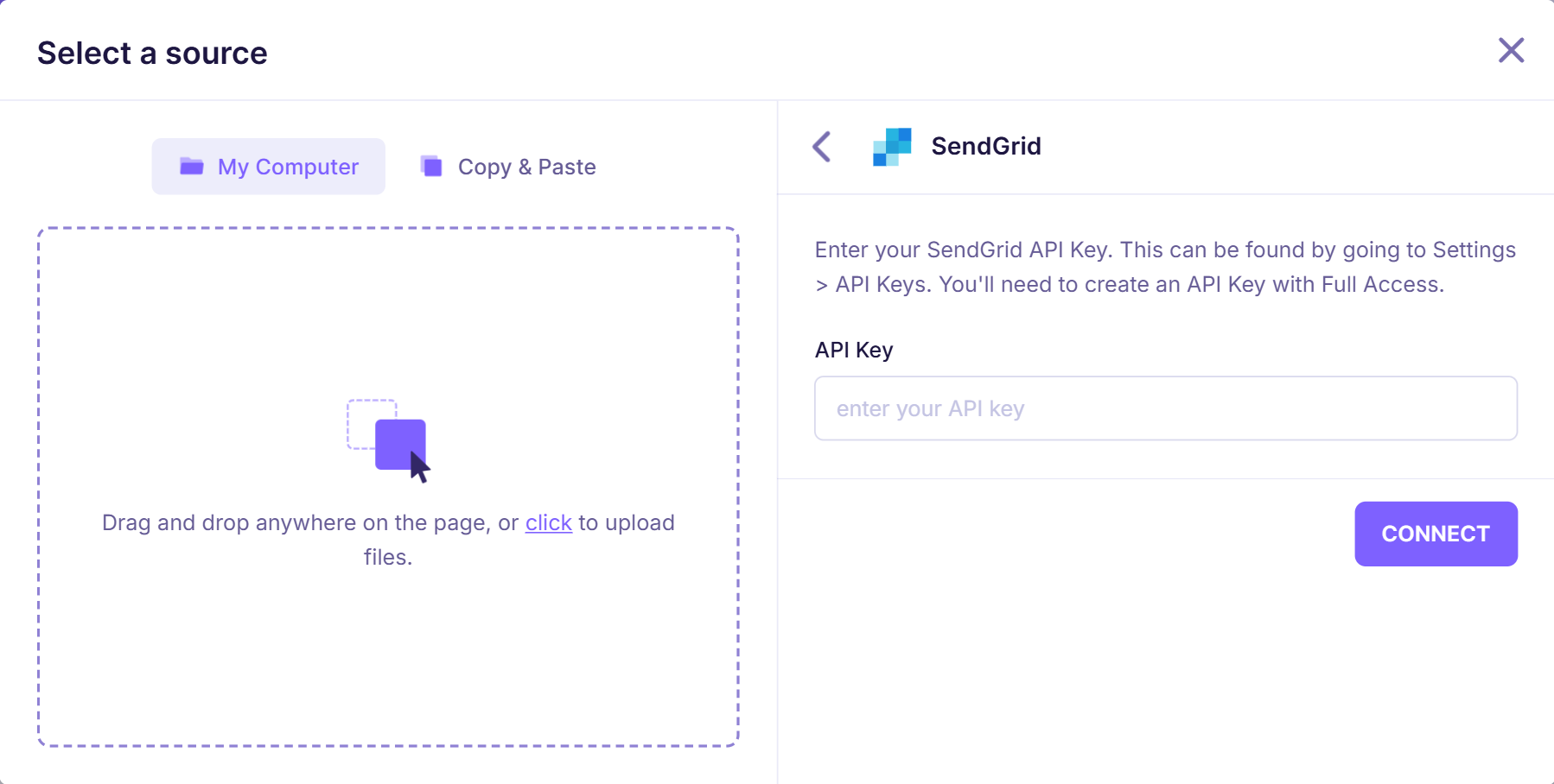 2. SendGrid integration with Emailable API Key.png