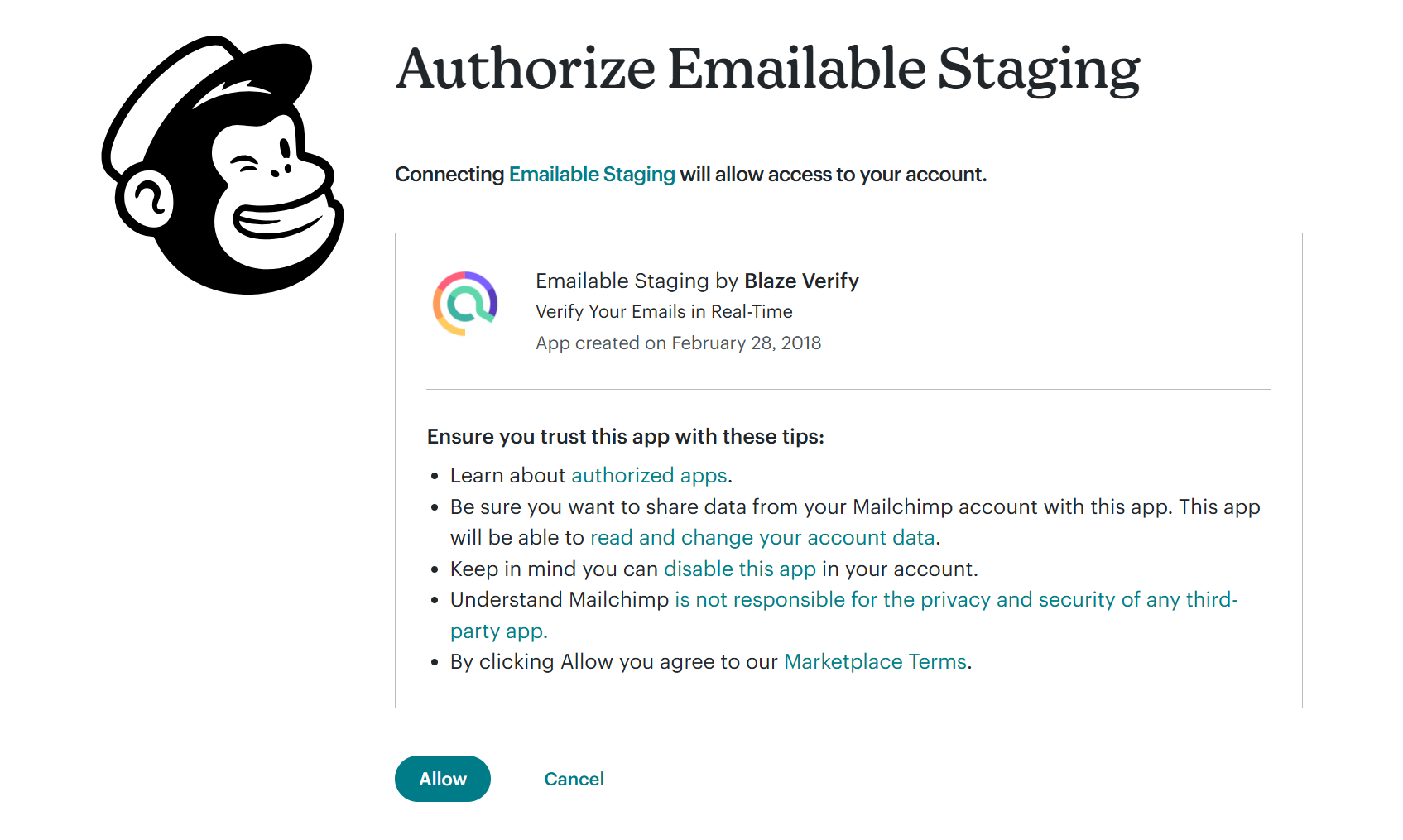 Mailchimp permission access - Emailable.png